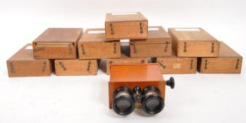 JULES RICHARD VERASCOPE - 1900S SLIDE VIEWER & SLIDES