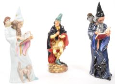 ROYAL DOULTON - THREE FIGURES INCL. LIMITED EDITION THE WIZARD