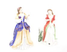 ROYAL DOULTON - SHAKESPEARE LADIES JULIET & DESDEMONA FIGURES