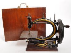 GRESHAM & CRAVEN - LATE 19TH CENTURY SEWING MACHINE