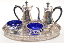 COLLECTION OF 20TH CENTURY SILVER PLATE ITEMS