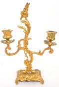 W. T. & S - EARLY 20TH CENTURY ROCOCO ITALIAN CANDELABRA