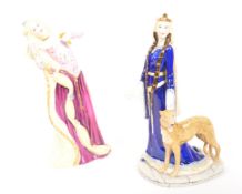 ROYAL DOULTON - TWO FIGURES INCL. ELEANOR OF AQUITAINE
