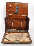 EARLY 20TH CENTURY OAK WOOD DESK TIDY