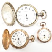 COLLECTION OF SILVER POCKET WATCHES AF