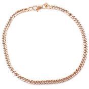 HALLMARKED 9CT GOLD CURB LINK CHAIN BRACELET
