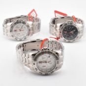THREE SWISS MILITARY GENTLEMAN'S WRISTWATCHES BOXED