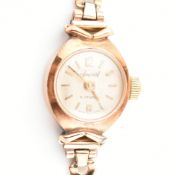 HALLMARKED 9CT GOLD ACCURIST LADIES WRISTWATCH