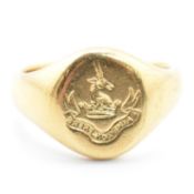 HALLMARKED 18CT GOLD SIGNET RING
