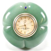 AMAZONITE TABLE CLOCK BY SEAMAN SCHEPPS