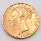 QUEEN VICTORIA 1862 FULL SOVEREIGN COIN