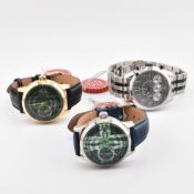 THREE CONSTANTIN WEISZ GENTLEMAN'S WRISTWATCHES