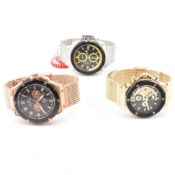 COLLECTION OF CONSTANTIN WEISZ GENTLEMAN'S WRISTWATCHES