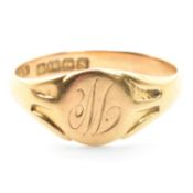 HALLMARKED 18CT GOLD SIGNET RING