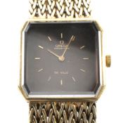 OMEGA DE VILLE SILVER GILT WRIST WATCH