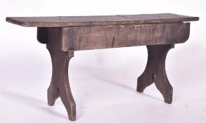 VINTAGE 20TH CENTURY OAK BENCH