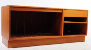 BRITISH MODERN DESIGN - MID CENTURY TEAK LOW SIDEBOARD