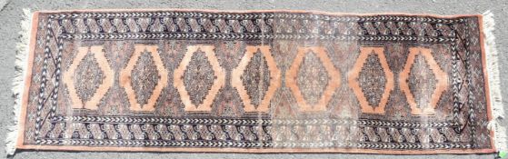 VINTAGE 20TH CENTURY PERSIAN ISLAMIC FLOOR RUNNER RUG