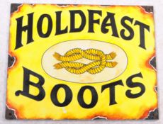 HOLDFAST BOOTS - HAND PAINTED ADVERTISING BOARD