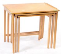 HURLEY FURNITURE - NEST OF TEAK 20TH CENTURY TABLES