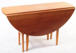 BRITISH MODERN DESIGN - SPACE SAVER TEAK DINING TABLE