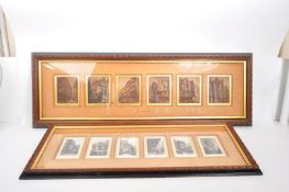 CHARLES BIRD - FRAMED COLLECTION OF ETCHINGS