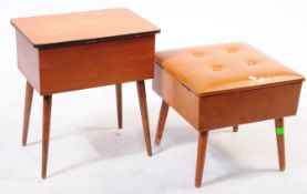 SHERBOURNE - MID CENTURY SEWING BOX FOOTSTOOL