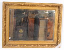 19TH CENTURY GILTWOOD SCOTTISH THISTLE WALL MIRROR