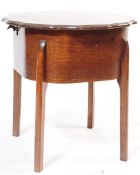 EARLY 20TH CENTURY OAK SEWING BOX