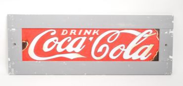 COCA-COLA - HAND PAINTED ADVERTISING SIGN