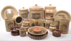 MOIRA STONEWARE - COLLECTION OF POTTERY CERAMIC KITCHENALIA