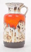 WEST GERMAN MID CENTURY RETRO CERAMIC VASE / JUG
