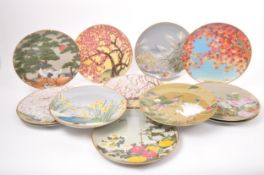 FRANKLIN PORCELAIN - COLLECTION OF JAPANESE PORCELAIN PLATES