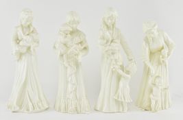 ROYAL WORCESTER COMPTON & WOODHOUSE - FOUR FIGURINES