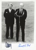 HISTORY - GERALD R. FORD & HELMUT SCHMIDT AUTOGRAPHED PHOTO