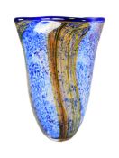 MID-CENTURY STUDIO GLASS HANDKERCHIEF VASE