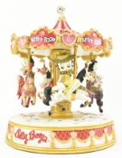 DANBURY MINT - BETTY BOOP - VINTAGE RESIN CAROUSEL MODEL