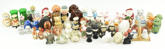 COLLECTION OF VINTAGE CERAMIC SALT & PEPPER SHAKERS