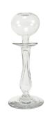 19TH CENTURY VICTORIAN GLASS OIL LACEMAKER'S LAMP