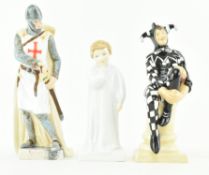 ROYAL DOULTON - THREE BOXED FINE BONE CHINA FIGURINES