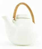 ULLA PROCOPE - ARABIA RUSKA WHITE POTTERY TEA POT FINLISH 1953