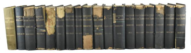 EVERETT GREEN, MARY ANNE (ed.) CALENDAR OF STATE PAPERS, 18VOL