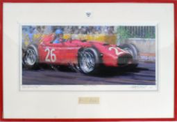 FORMULA 1 - NICHOLAS WATTS - ALBERTO ASCARI ORIGINAL PAINTING