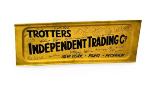 ONLY FOOLS & HORSES - CAST SIGNED TROTTER VAN PANEL