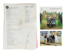 AUF WIEDERSEHEN, PET (1983-2004) - SECOND SERIES ORIGINAL FILMING SCHEDULE