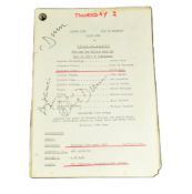 DAD'S ARMY (BBC SITCOM) - ORIGINAL SCRIPT BELONGING TO CLIVE DUNN