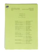 DOCTOR WHO - TRIAL OF A TIMELORD - ORIGINAL CAMERA SCRIPT