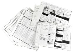 CHICKEN RUN (2000) - ORIGINAL PRE-PRODUCTION STORYBOARD DOCUMENTS