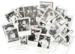 'ALLO 'ALLO (BBC SITCOM) - SET OF ORIGINAL SIGNED CAST CARDS