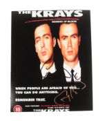 THE KRAYS (1990) GARY & MARTIN KEMP SIGNED PHOTOGRAPH - AFTAL